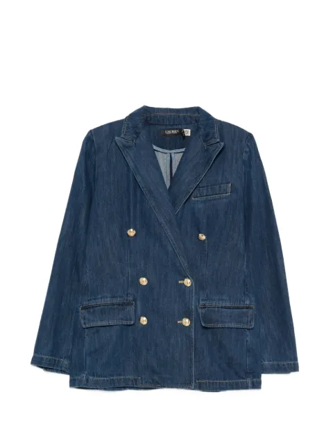 Lauren Ralph Lauren double-breasted denim jacket Blue 200B22022001