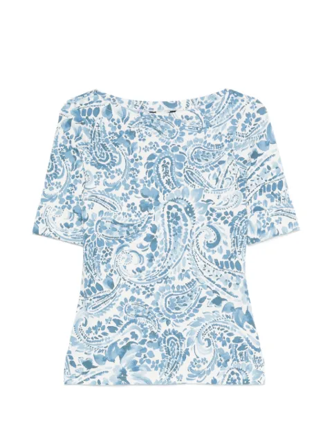Lauren Ralph Lauren paisley-print T-shirt White 200P09110001