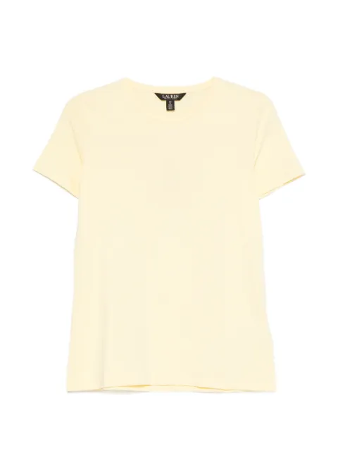 Lauren Ralph Lauren logo-embroidered T-shirt Yellow 200P09106001