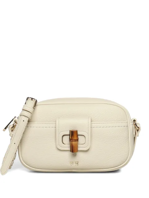 V°73 bamboo clasp shoulder bag Neutrals 73BS9M605BEATRICEOFFWHITE