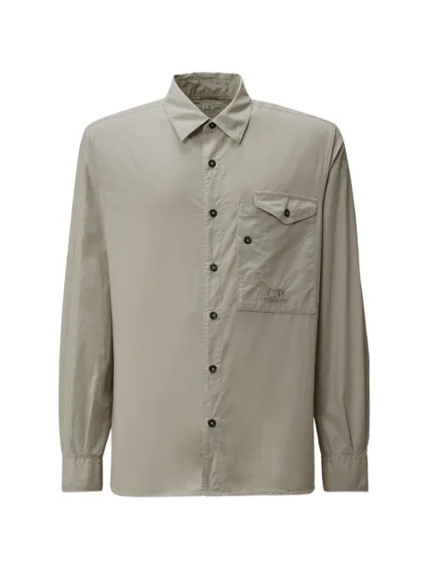 C.P. Company chest-pocket long-sleeve shirt Neutrals 19CMSH154A006637G331