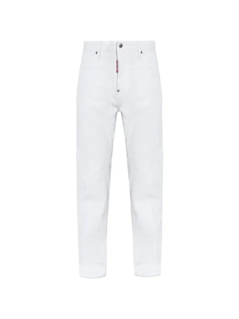 DSQUARED2 642 straight-leg jeans White S74LB1908S39781