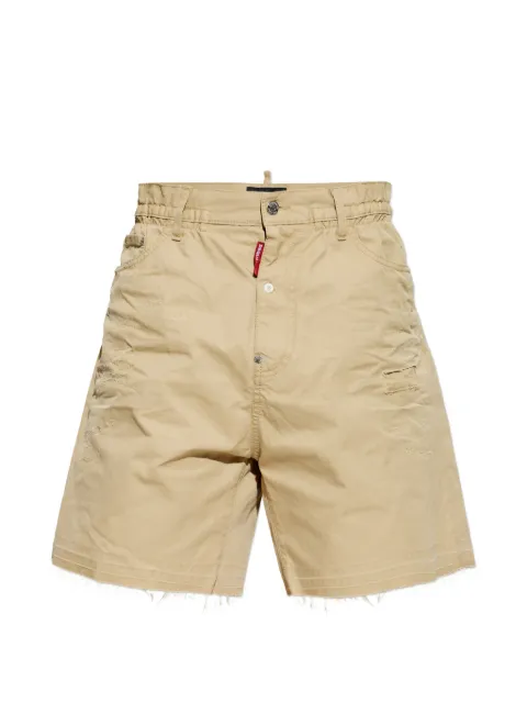 DSQUARED2 distressed-finish shorts Neutrals S74MU0961S41794