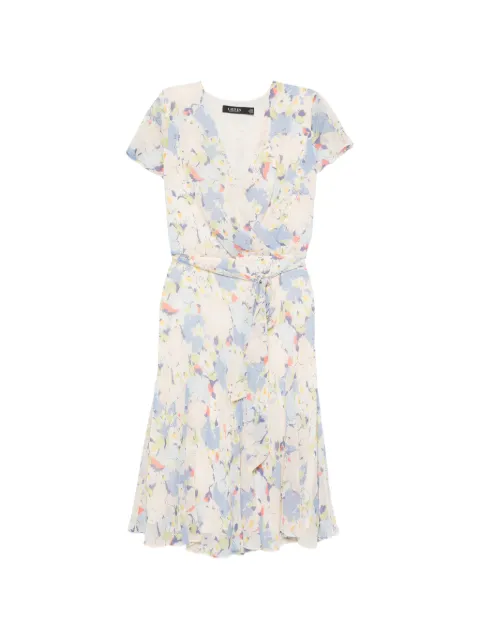 Lauren Ralph Lauren floral-print midi dress Neutrals 200P13607001