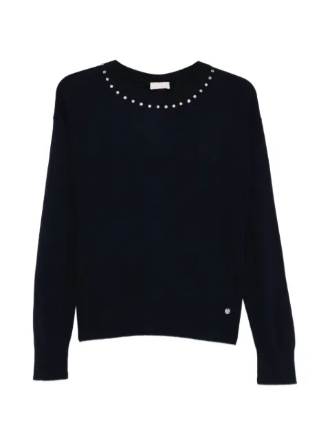 LIU JO crew-neck sweater Blue WA6138MA16R