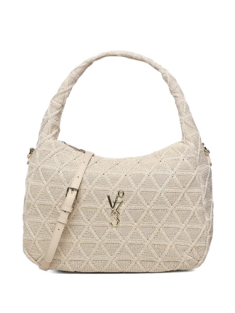V°73 braided handle logo shoulder bag Neutrals 73BS9MB01DALIAOFFWHITE