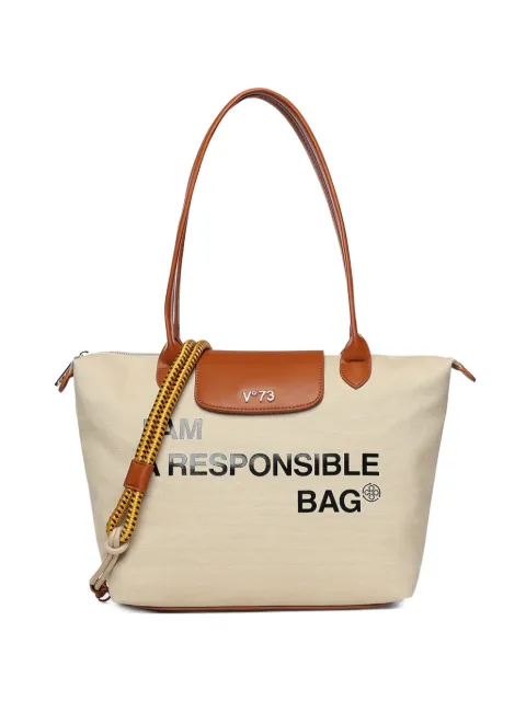 V°73 Responsibility shoulder bag Neutrals 73BS9N001RESPONSIBLEOFFWHITECUOIO