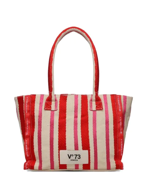 V°73 striped shoulder bag Red 73BS9MV02RILENEROSSOMULTICOLOR