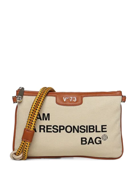 V°73 Responsible clutch bag Neutrals 73BS9N004RESPONSIBLEOFFWHITECUOIO