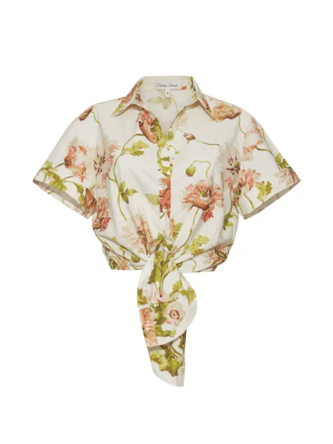 Cara Cara Asbury floral-pattern shirt Neutrals 377LFLE