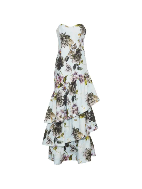 Cara Cara Willa strapless maxi dress Blue 1324LMGBB
