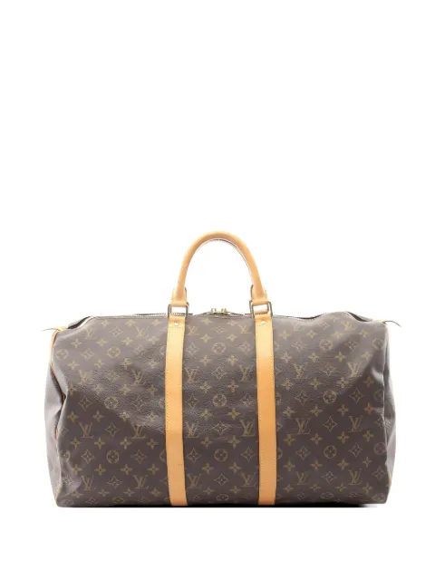 Louis Vuitton Pre-Owned 2008 Keepall 50 Monogram Boston bag. Brown 1050193MB4018