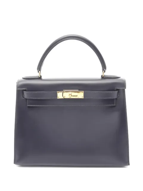 Hermès Pre-Owned 1998 28 Kelly handbag Blue 1049224BINSQUARE