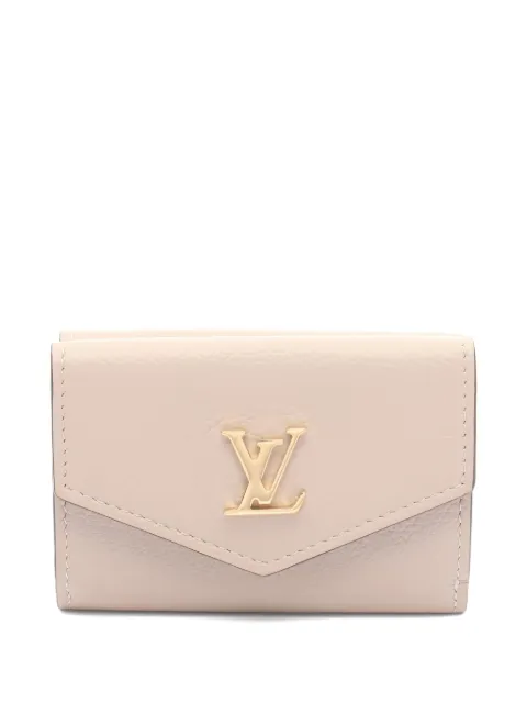 Louis Vuitton Pre-Owned Mini Portefeuille Rock Greige trifold leather wallet Neutrals 1049294