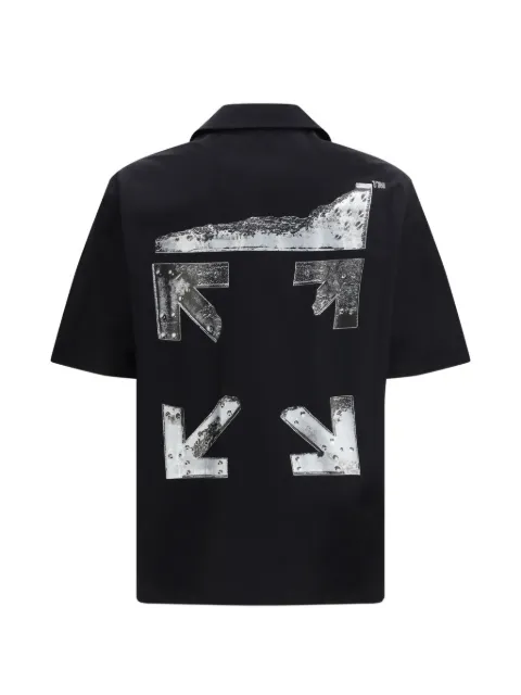 Off-White metal Arrow bowling shirt Black 44XGG01FS26F003001