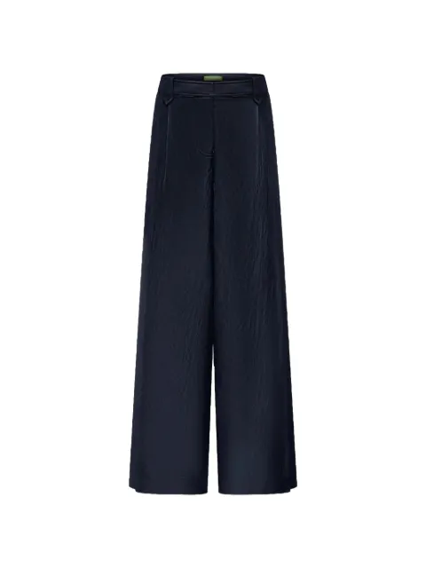 Shanghai Tang pleated trousers Black Z2WRP112AN