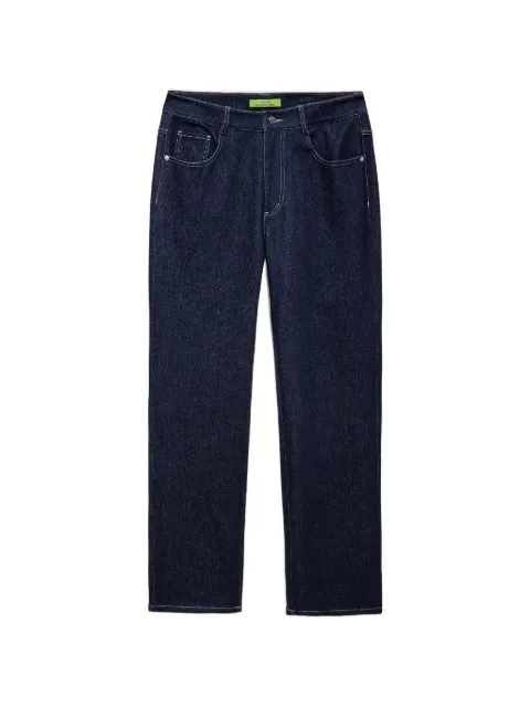 Shanghai Tang embroidery jeans Blue Z2MRP235DM