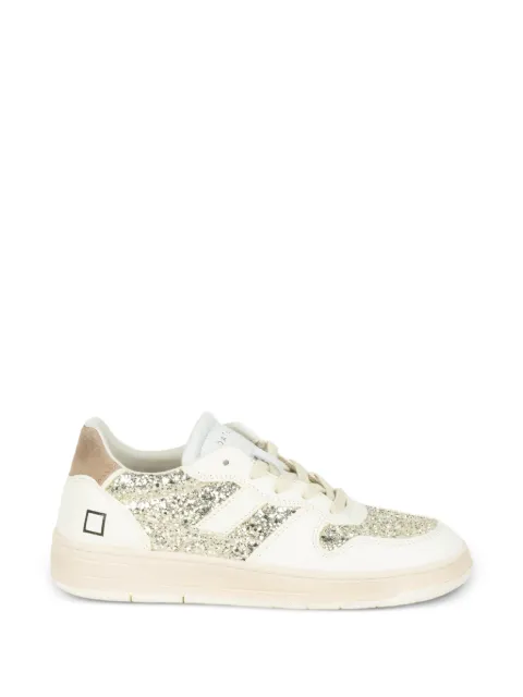 D.A.T.E. Court 2.0 glitter sneakers Neutrals W441C2GL