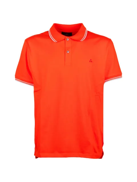 Peuterey contrast trim polo shirt Red PEU546899011991070
