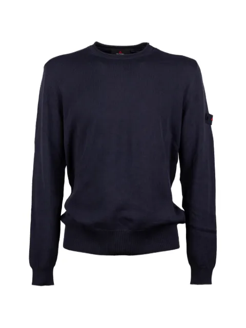 Peuterey patch sweater Blue PEU549399012133215