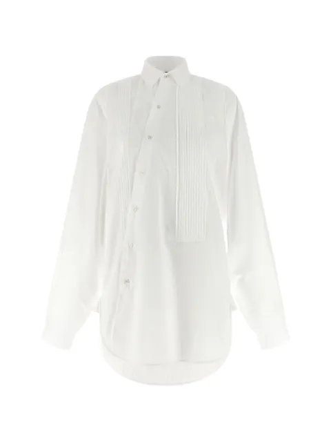 Jejia Crazy smoking plissé shirt White MJD159ATEX55WHITECOTTON