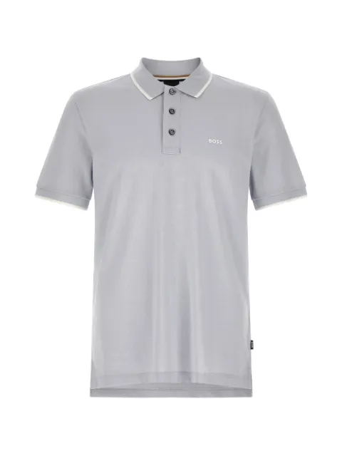 BOSS collar piping polo shirt Blue 50494697