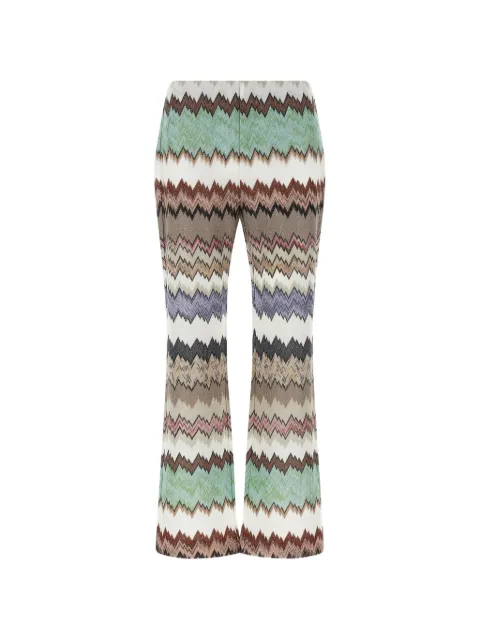 Missoni snake elastic-waistband trousers Neutrals DS26SI0DBR014W