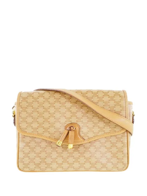 Celine Pre-Owned 1990-2000 Macadam Coated Canvas crossbody bag Brown O5P8QB2GXVENWVCT