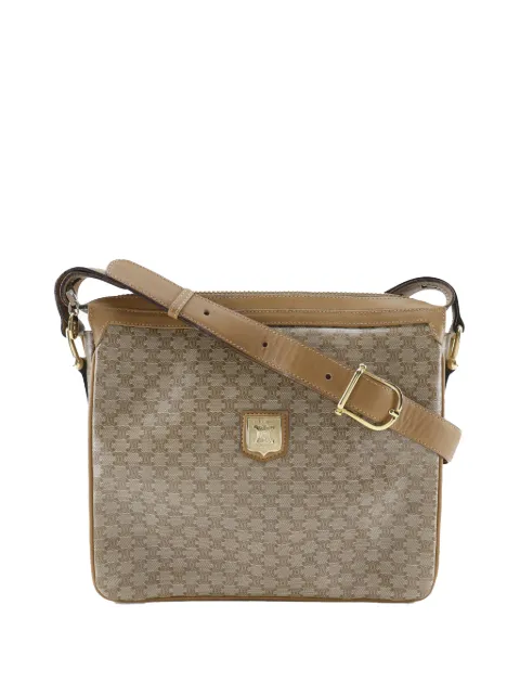 Celine Pre-Owned 20th Century Macadam Coated Canvas crossbody bag Brown YH7Q8NCM4IRM1LBI