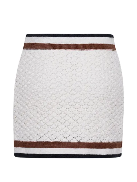 Cara Cara Netti crochet pocket skirt White 9559CROC