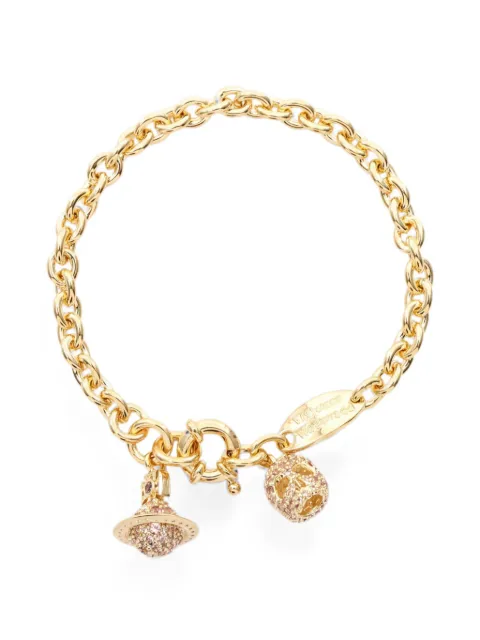Vivienne Westwood Pre-Owned 2020s Circe chain bracelet Gold 1049639