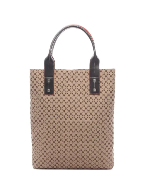 Celine Pre-Owned 2010s Macadam leather shoulder bag Neutrals 1048152