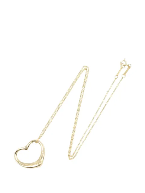 Tiffany & Co. Pre-Owned 2010s medium Open Heart pendant necklace Gold 1048822