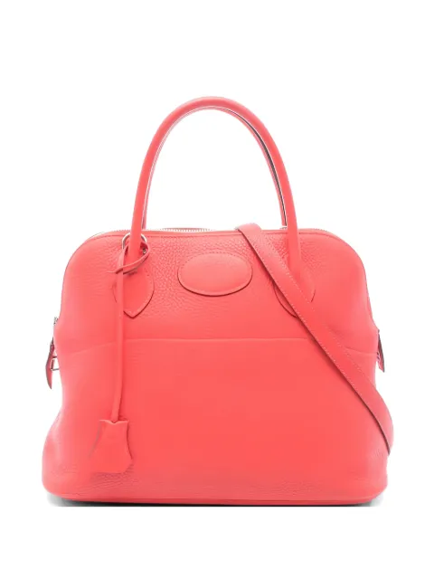 Hermès Pre-Owned 2016 31 Bolide leather handbag Red 1048974X