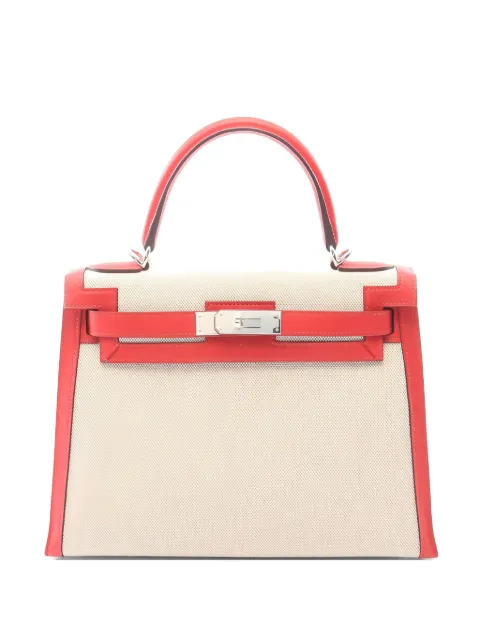 Hermès Pre-Owned 2019 28 Kelly handbag Neutrals 1049467D
