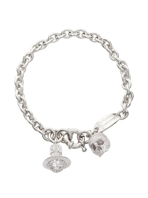 Vivienne Westwood Pre-Owned 2020s Circe chain bracelet Silver 1049641