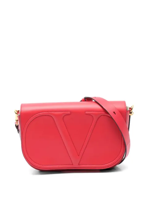 Valentino Garavani Pre-Owned 2010s Walk V-logo shoulder bag Red 1046235