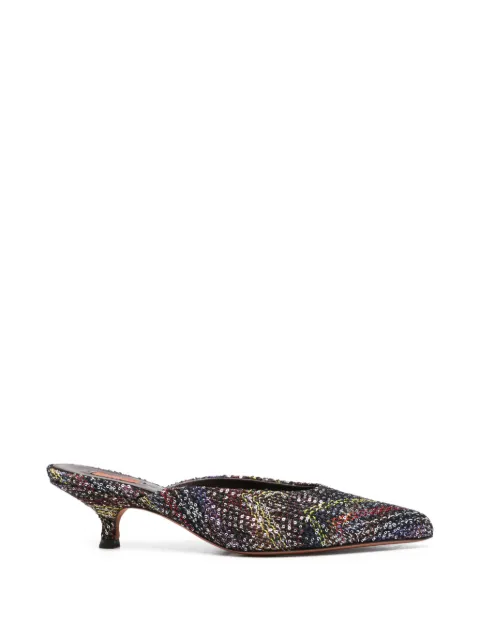 Missoni point-toe mules Black MWF130026