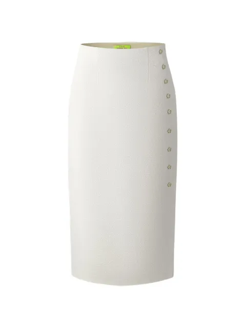 Shanghai Tang floral button skirt Neutrals Z2WRS122EE