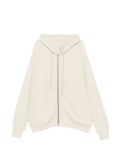 Rick Owens zip-up hoodie Neutrals RU01F2241JNT