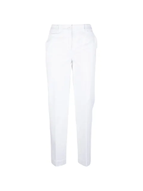 Via Masini 80 button trousers White P26M622LE808