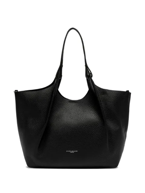 GIANNI CHIARINI Dua textured tote bag Black BS9720RNGDBL001