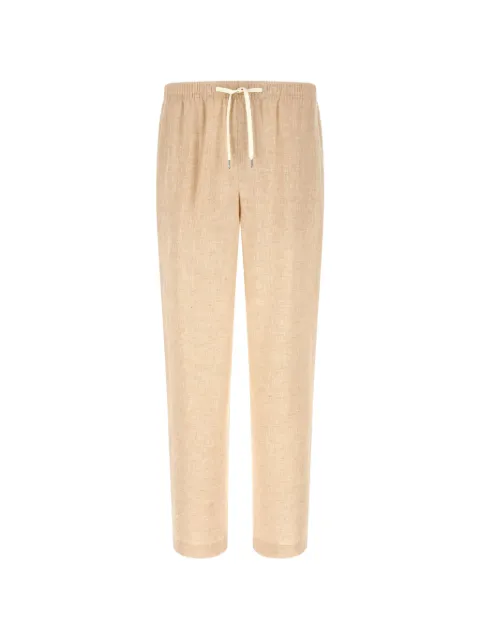 Cellar Door drawstring elastic trousers Neutrals 110246L13003