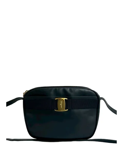 Ferragamo Pre-Owned 2010-2026 Calfskin Vara crossbody bag Blue MKJE196AQGUP46TT