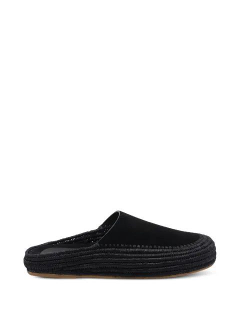 Paloma Barceló suede mules Black 2604