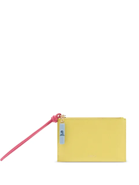 Furla Iride envelope clutch bag Yellow WE00891ARE0001082