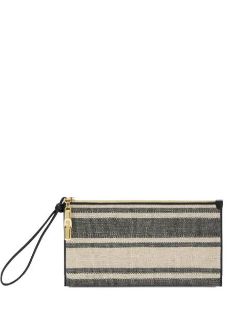 Furla Iride striped clutch bag Blue WE00890BX4348