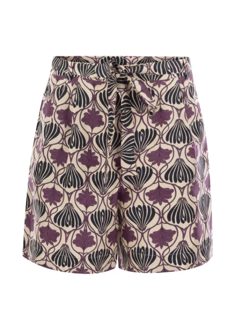 'S Max Mara printed belt short trousers Purple 2529146012600