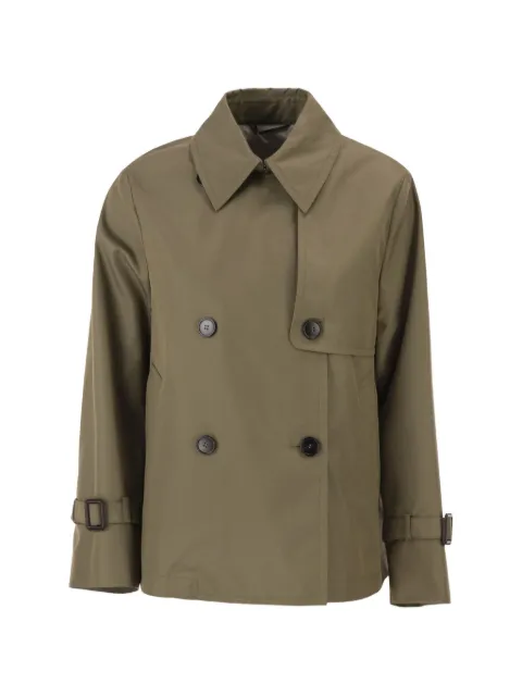 Weekend Max Mara double-breasted storm-flap coat Green 2615021051600
