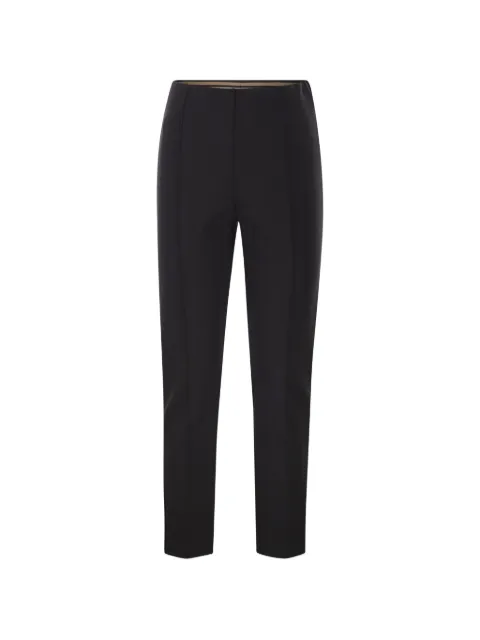 Max Mara slim fit crease trousers Black 2611781068600